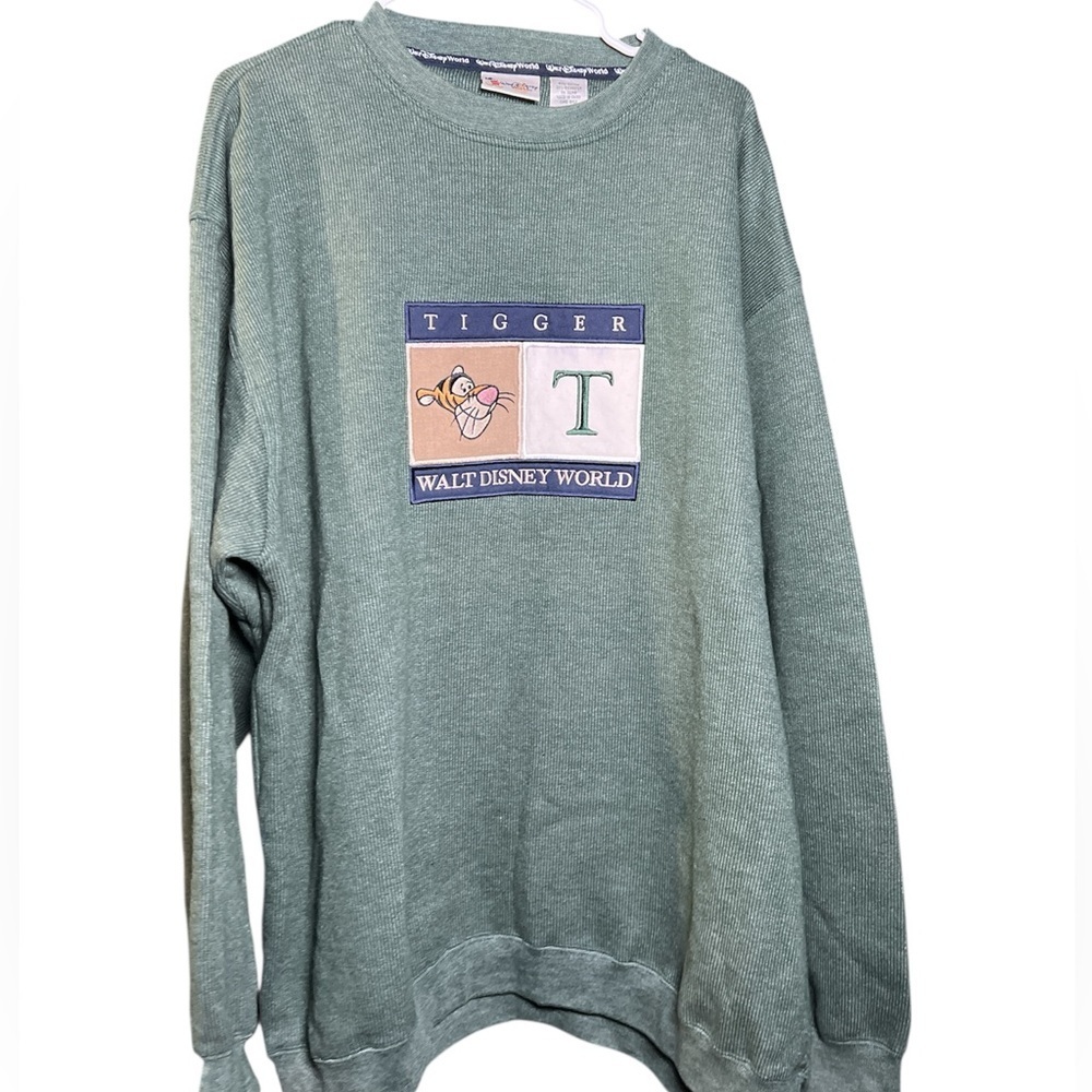 Disney vintage Green Tigger  Sweatshirt men’s  XXL